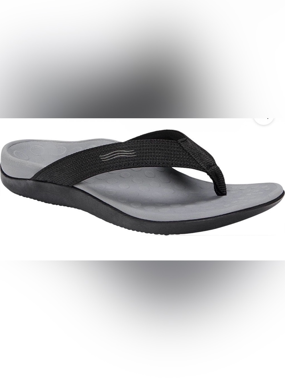 Vionic wave flip flops SIZE 8 PREOWED black